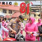 Kapolres Bungo Bagikan 200 Bendera Merah Putih, Semangat Kemerdekaan Menggema