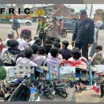 Kapolresta Jambi Turun Langsung Cegah Gangguan Kamtibmas Puluhan Pelajar SLTA Terjaring Saat Konvoi Sambil Membawa Bendera Geng