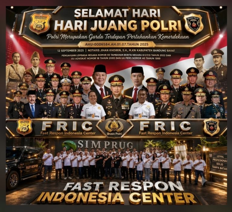 FRIC : “Selamat Hari Juang Polri” Garda Polri Terdepan Pertahankan Kemerdekaan RI