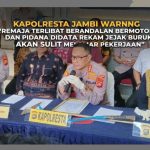 Kapolresta Jambi Warning “Remaja Terlibat Berandalan Bermotor dan Pidana Didata, Dampak Buruk Sulit Diterima Sekolah Lebih Tinggi