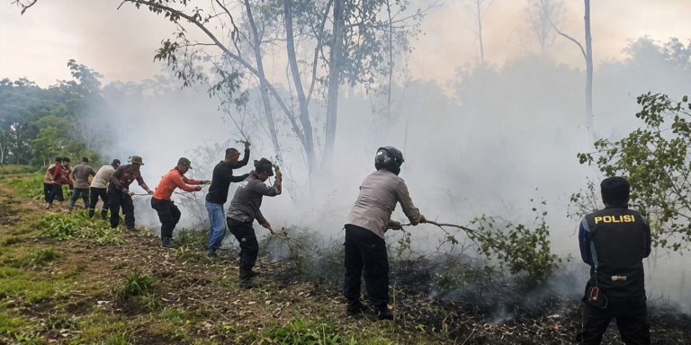 Cegah Karhutla Sebelum Api Menyala, 198 Peserta Didik Polri Turun Edukasi Masyarakat
