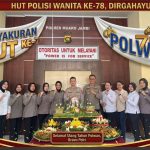 Polres Muaro Jambi Hari Jadi ke-78 Polwan, Kapolres Muaro Jambi Beri Tumpeng untuk srikandi Polri 