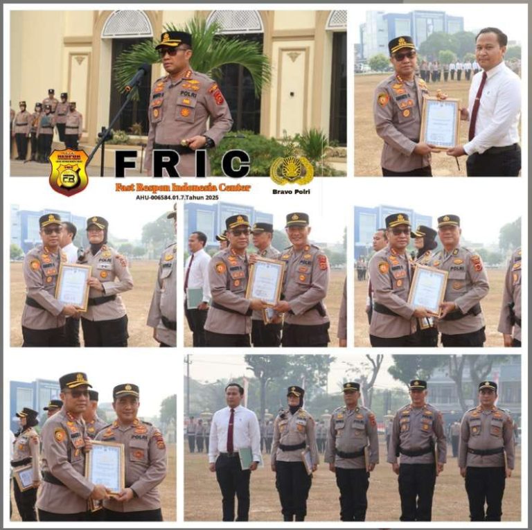 Kapolresta Jambi Pimpin Upacara Kenaikan Pangkat Pengabdian Dan Pemberian Reward Personel Berprestasi 