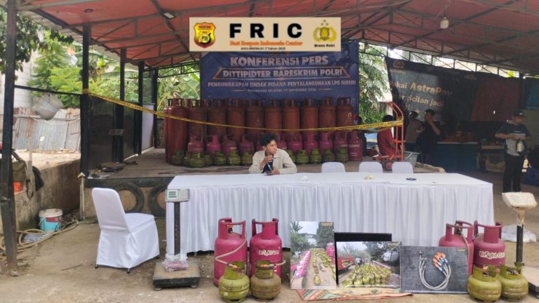DITTIPIDTER BARESKRIM POLRI Ungkap Dugaan Praktik Penyuntikan LPG Bersubsidi di Tangerang Selatan