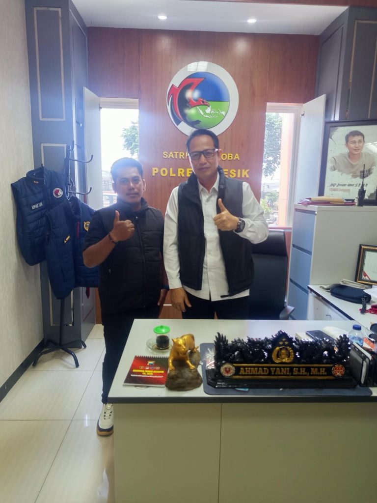 FRIC DPW Jatim Sambangi Satresnarkoba Polres Gresik, Bahas Sinergi Pers dan Pencegahan Narkoba