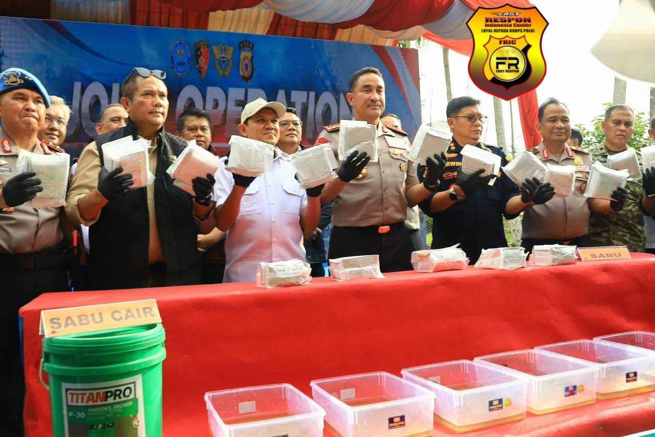 Kapolri: Tim Gabungan Sita Hampir 1,2 Ton Sabu dari Laboratorium Gelap di Aceh