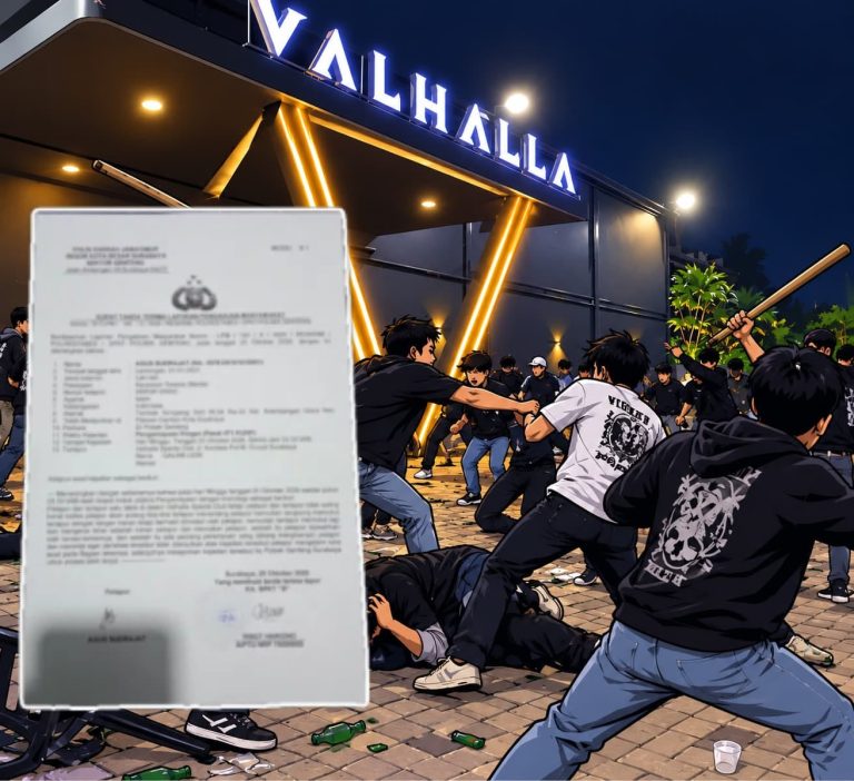 Korban Penganiayaan di Valhala Lapor Polisi     SURABAYA, LiputanJatimBersatucom