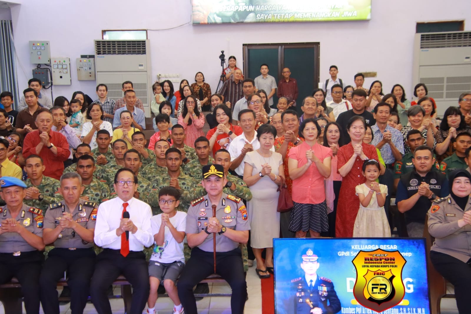 Kapolresta Sumenep Gelar Minggu Kasih di GPdI, Perkuat Toleransi dan Kerukunan Antarumat Beragama