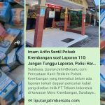 Imam Arifin Tantang Bantahan Kapolsek soal Laporan 110: Saya Sendiri yang Menghubungi, Mengapa Dibantah?