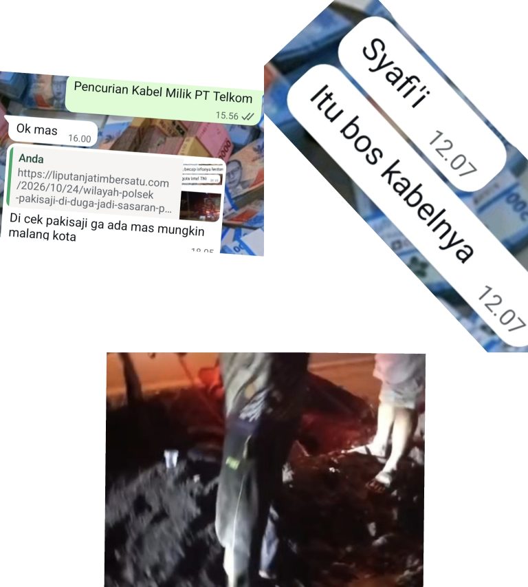 Dugaan Pencurian Kabel Telkom di Pakisaji Jadi Sorotan, Polisi Diminta Usut Tuntas